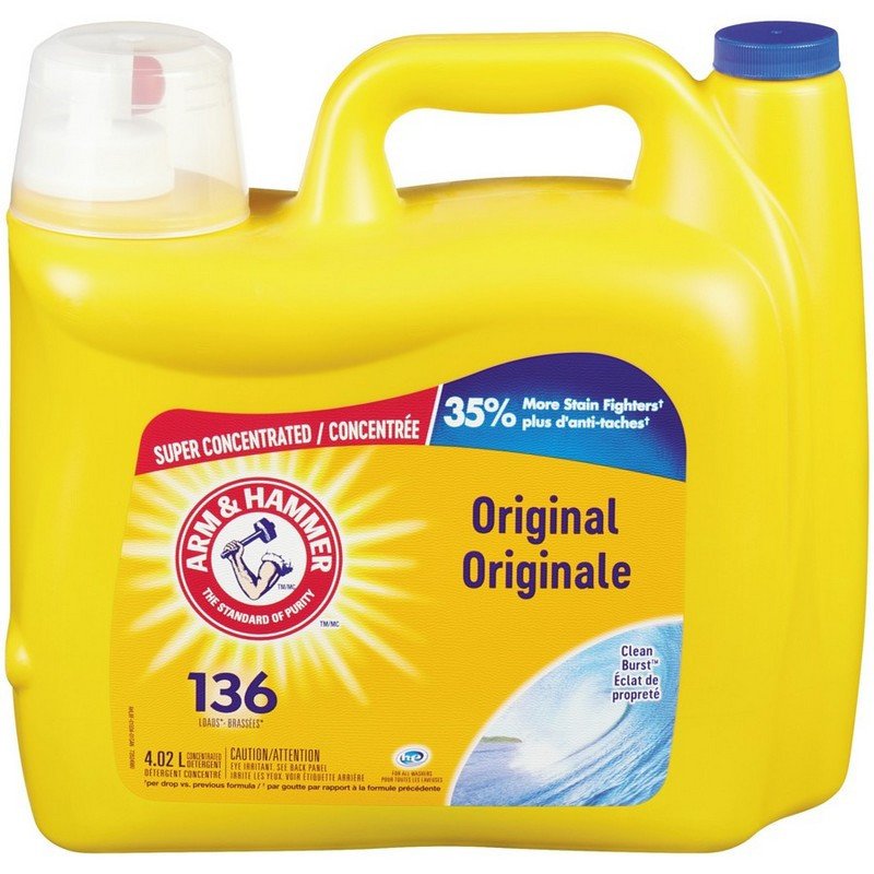 Arm & Hammer Liquid Laundry Detergent Original Clean Burst 4.02 L