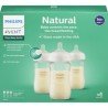 Philips Avent Glass Baby Bottle Natural 240 ml 1m+ 3’s