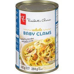 PC Whole Baby Clams 142 g