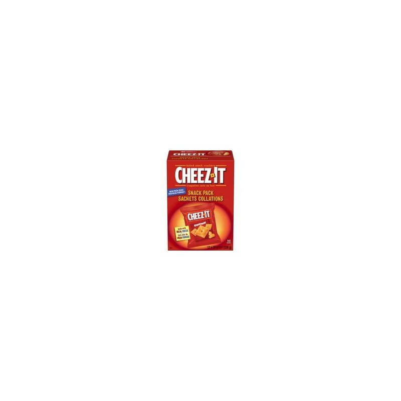 Kellogg’s Cheez-It Snack Pack Baked Snack Crackers Original 12 x 28 g