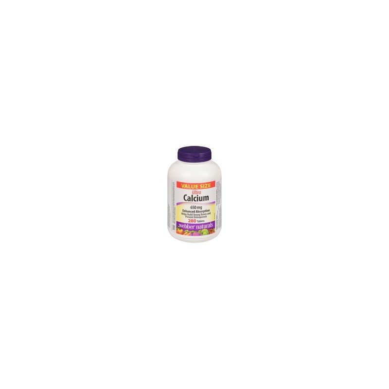 Webber Naturals Ultra Calcium 650 mg 280's