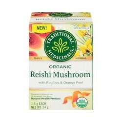 Traditional Medicinals Organic Reishi Mushroom Herbal Tea 16’s